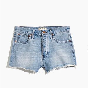 Madewell Relaxed Denim Jean Shorts 26